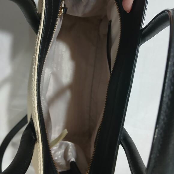 Kate Spade Handbag New York Cameron Street Shell Staci Straw Medium Tote Raffia - Picture 14 of 16